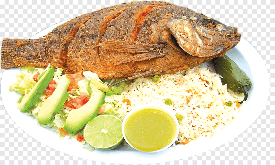 Arroz con Pescado Frito