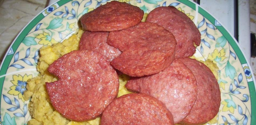 [MANPS] Mangú con Salami (Pequeño)